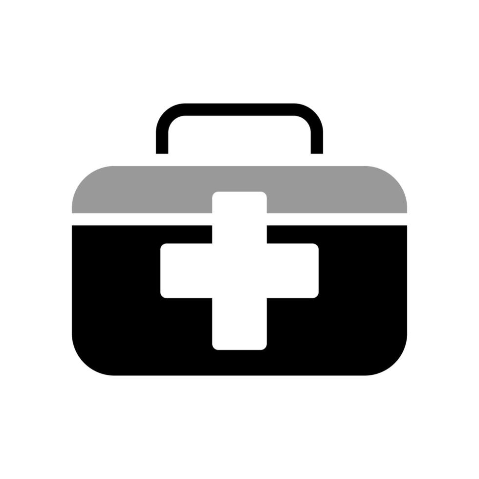 Illustration Vector graphic of first aid medical box