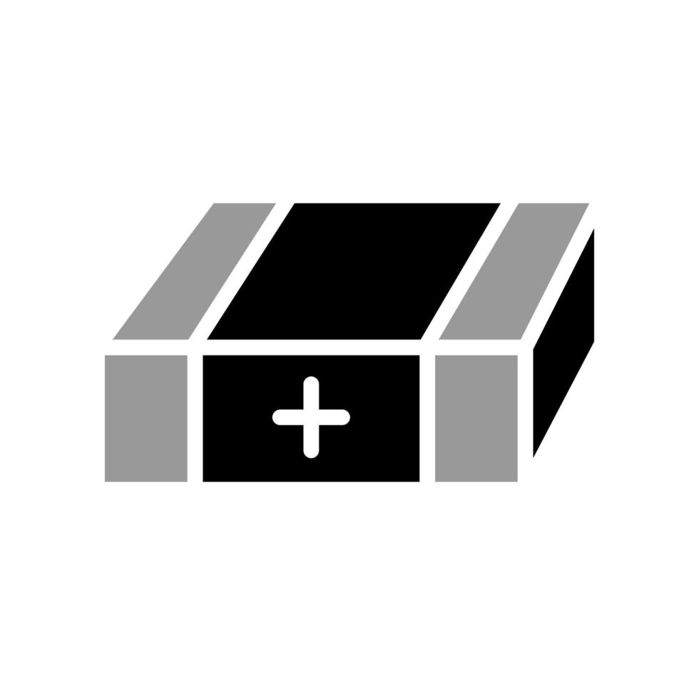 Illustration Vector graphic of first aid medical box