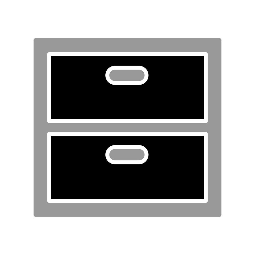 Illustration Vector graphic of file cabinet icon