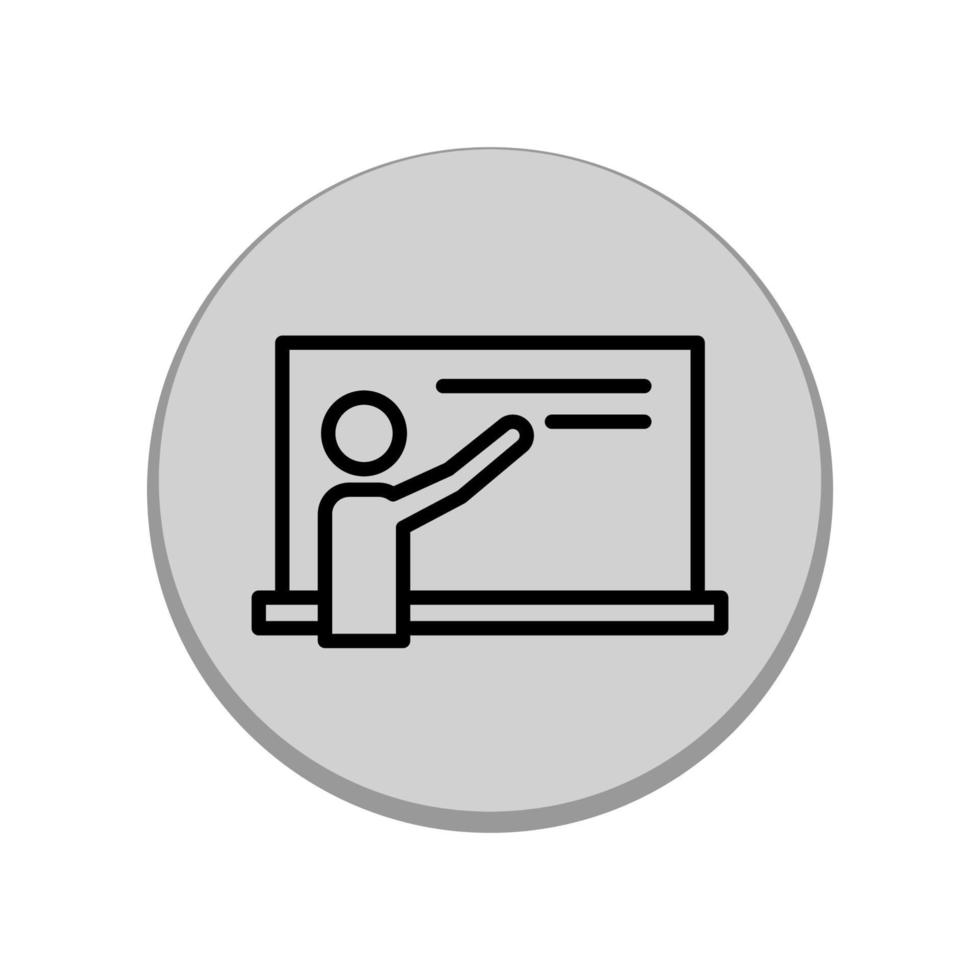 Teacher icon template vector