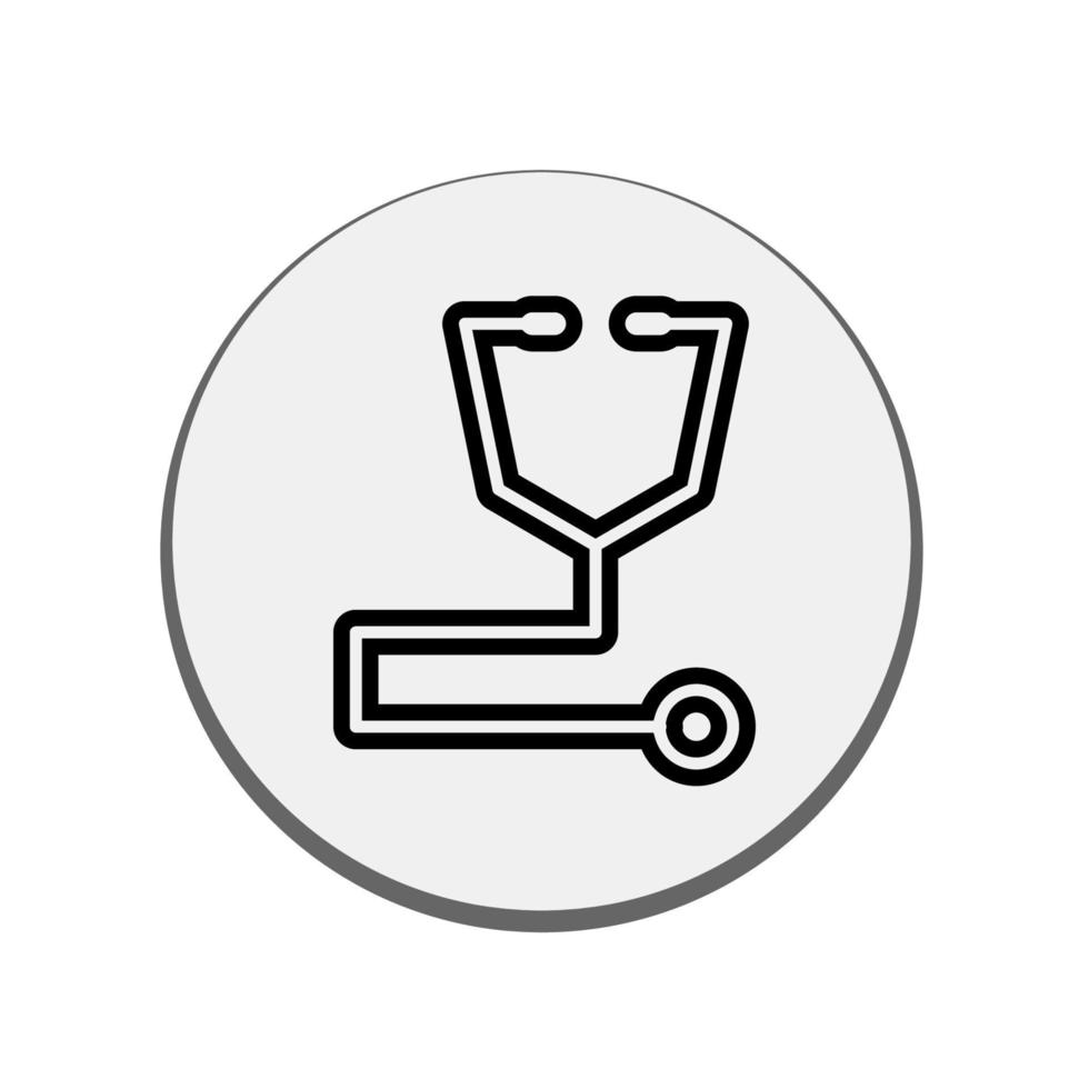 Illustration Vector graphic of stethoscope icon