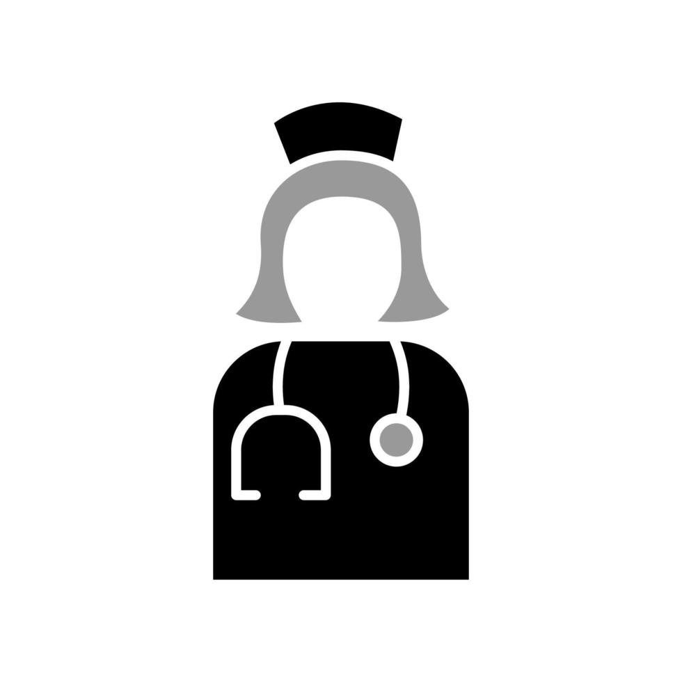 Nurse icon template vector