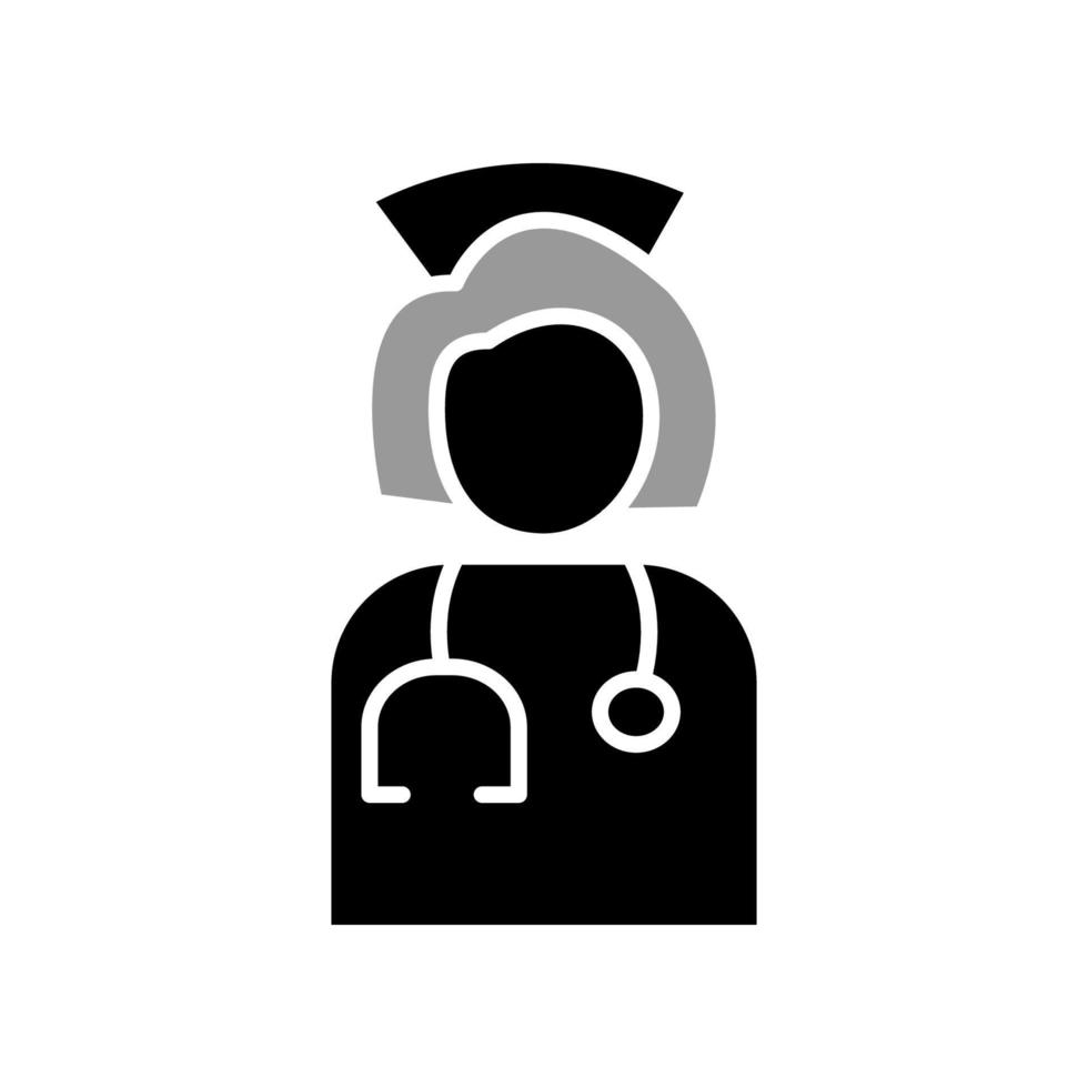 Nurse icon template vector