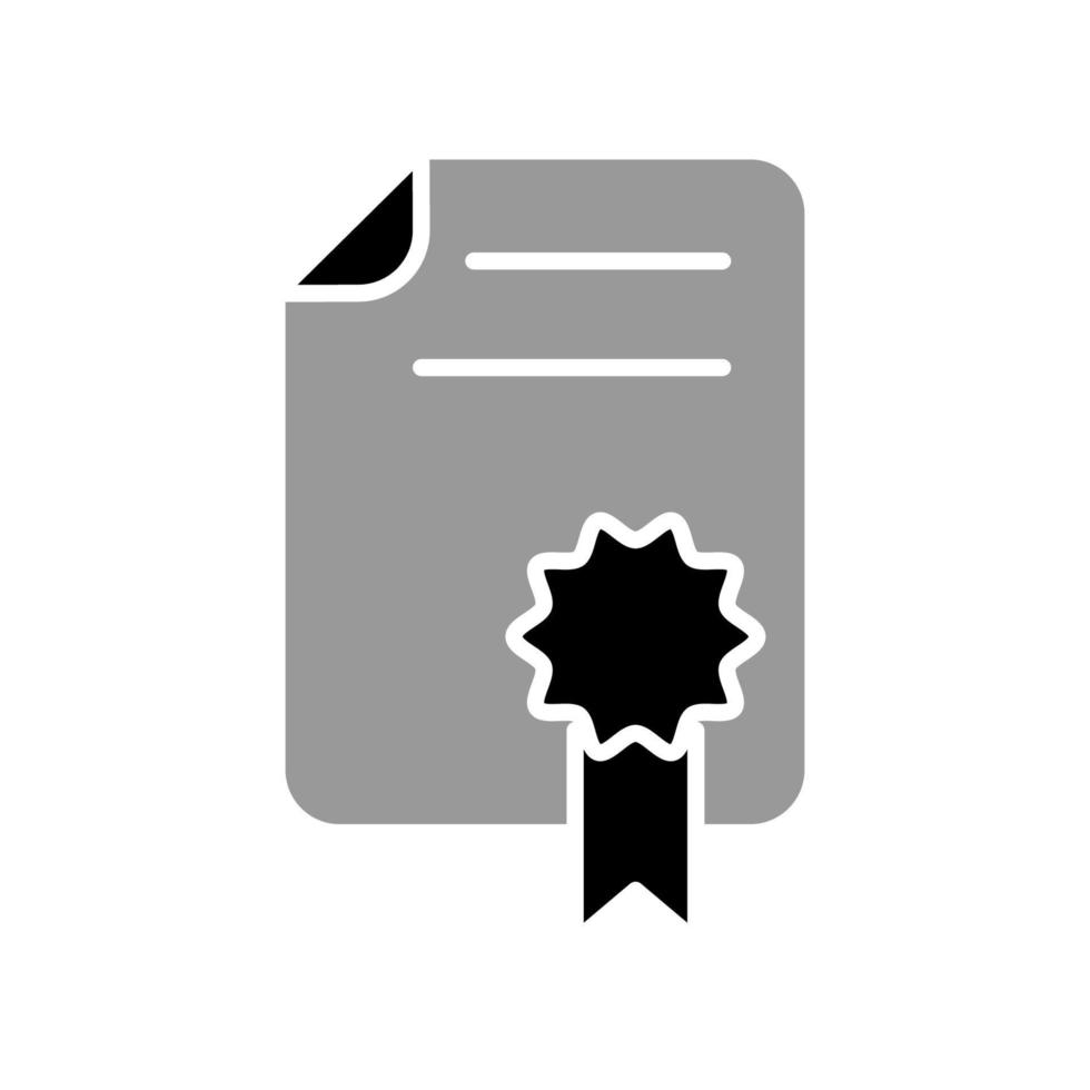 Certificate icon template vector