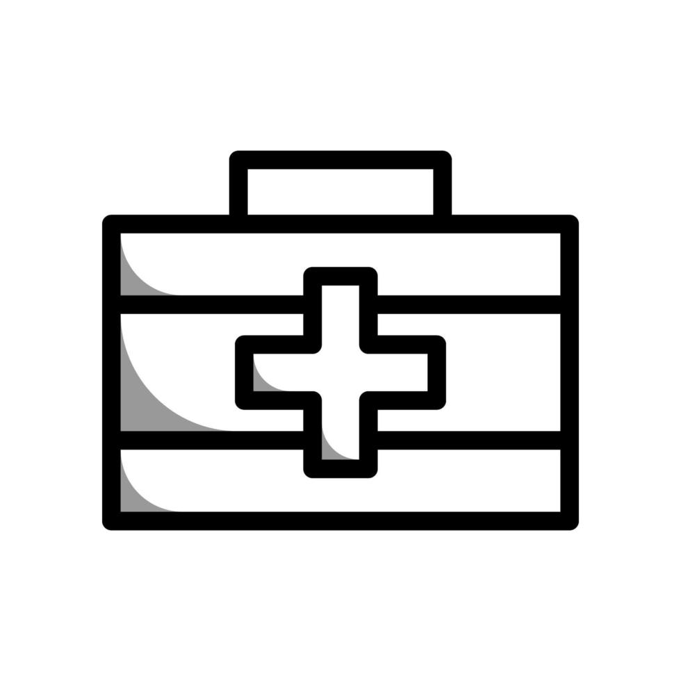 Illustration Vector graphic of first aid medical box