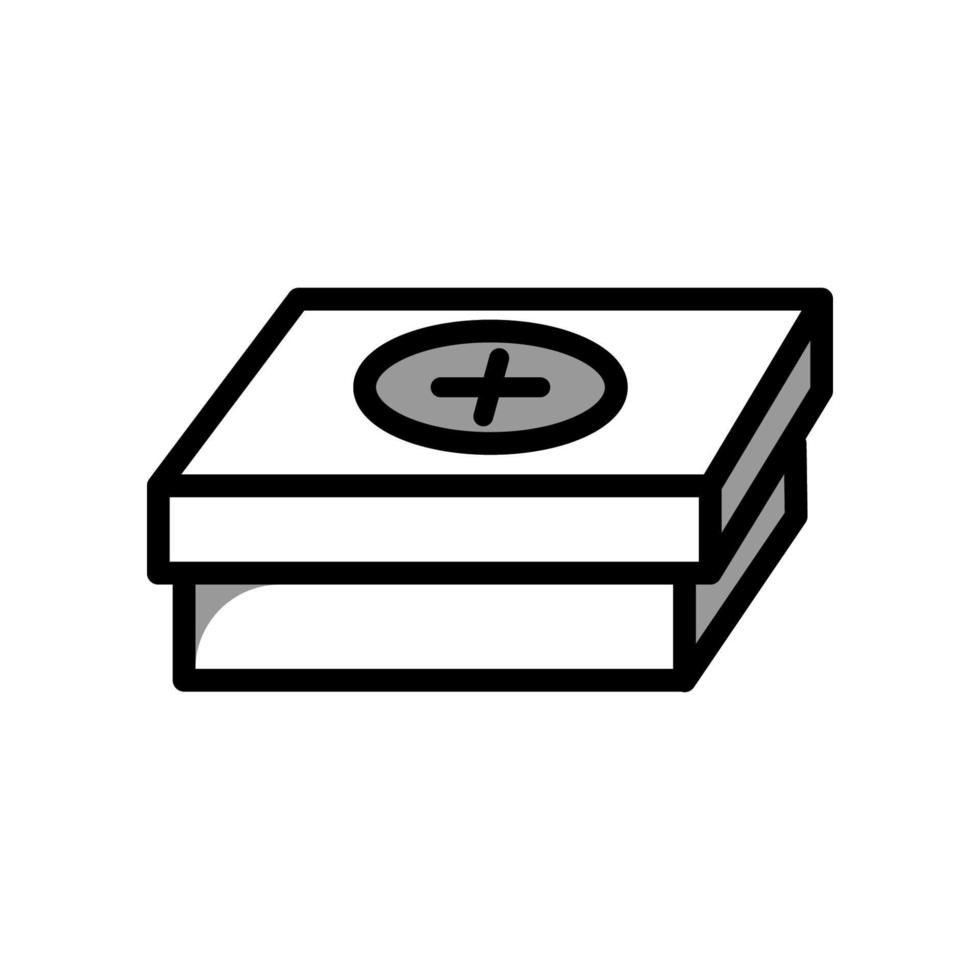 Illustration Vector graphic of first aid medical box