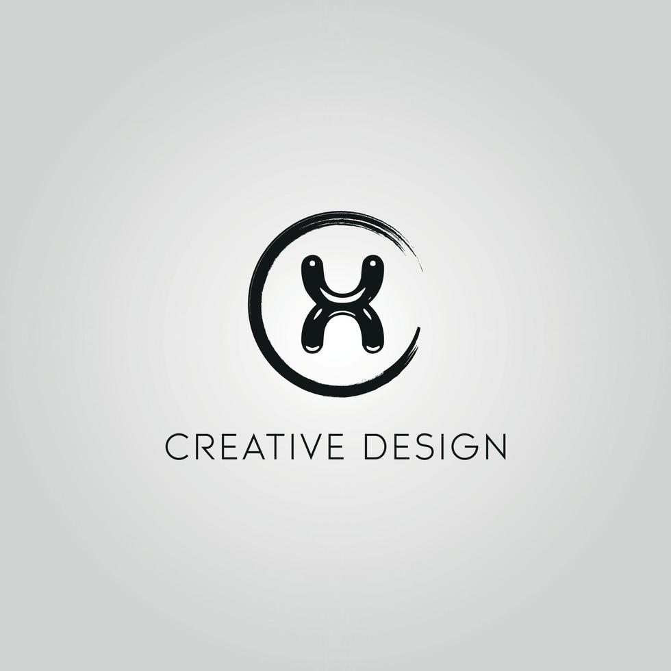 archivo de vector libre de diseño de logotipo de letra x,