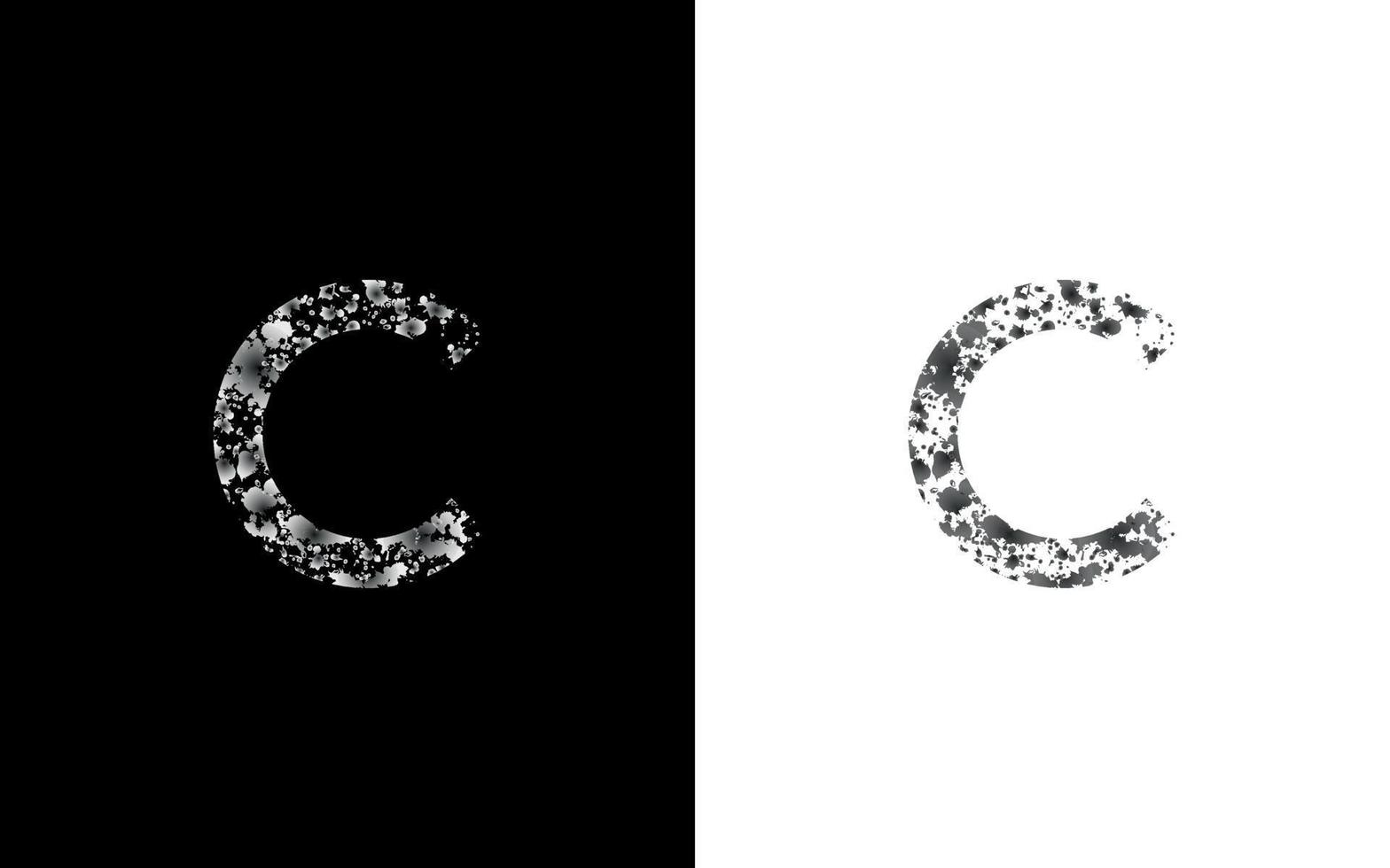 letter C logo design free vector file,