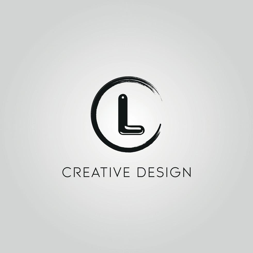 letter L logo design free vector file,