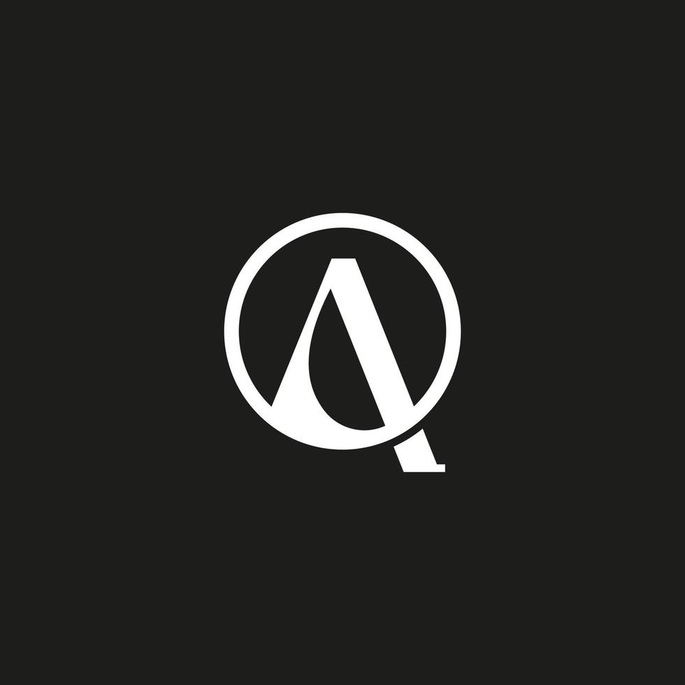 letter A logo design free vector file.