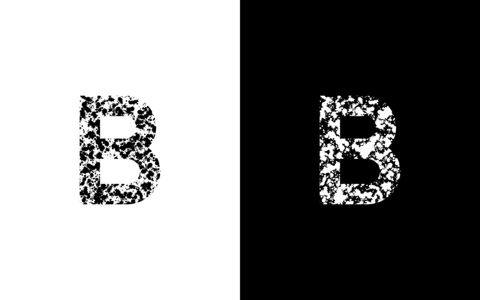 letter B logo design. B logo with dot free vector file.