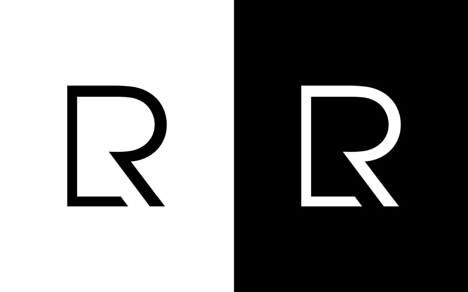 letter LR logo design free vector file.