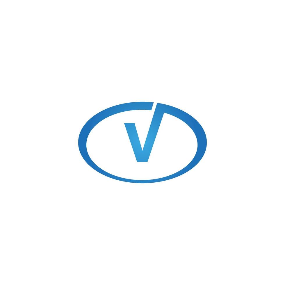 letter V logo design free vector file,