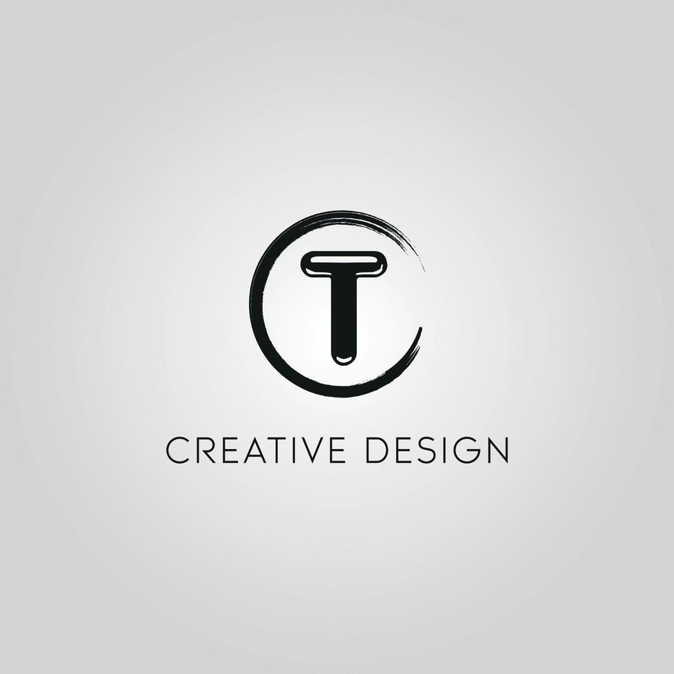 letter T logo design free vector file,