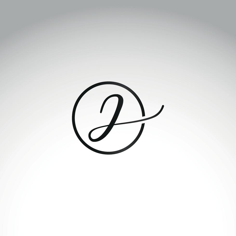 letter J logo design free vector file,