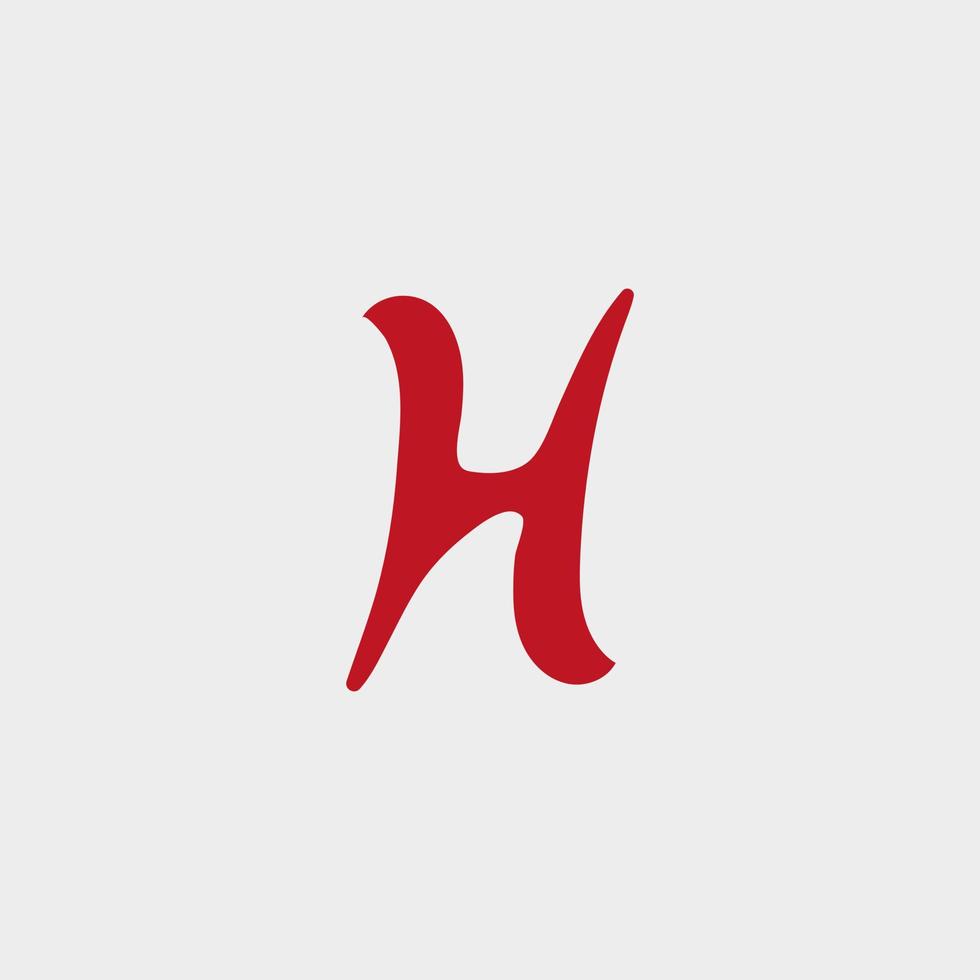 archivo de vector libre de diseño de logotipo de letra h,