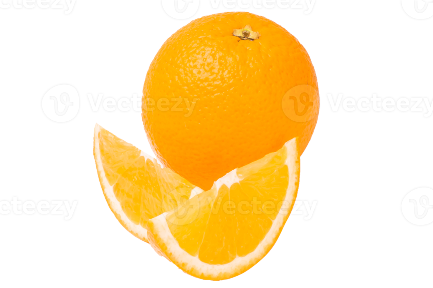 Orange fruit on white background png