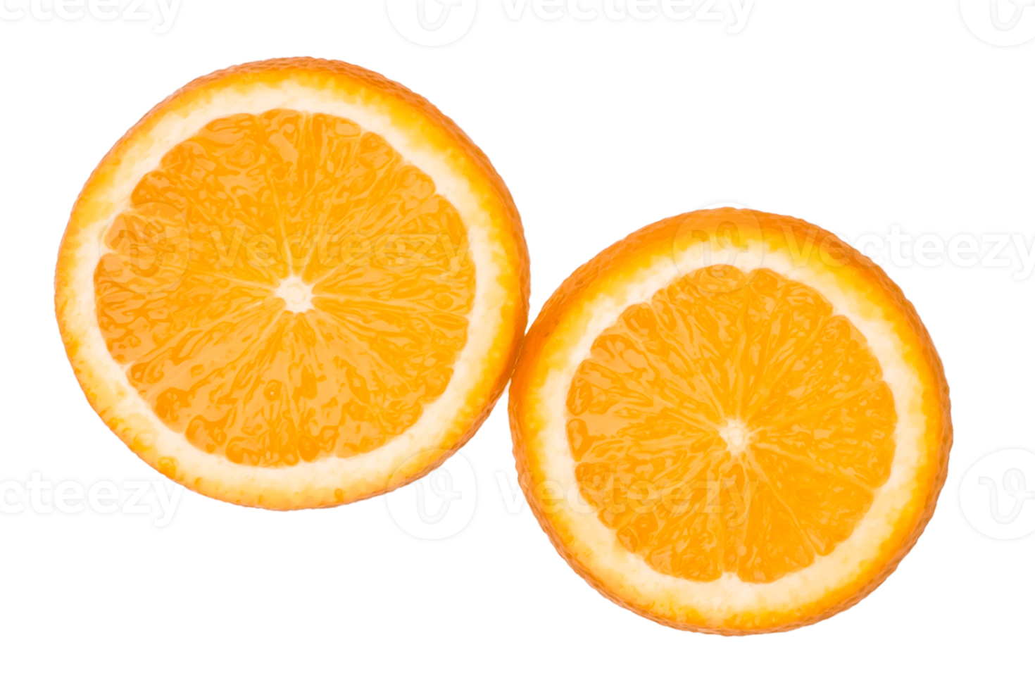 Orange fruit on white background png