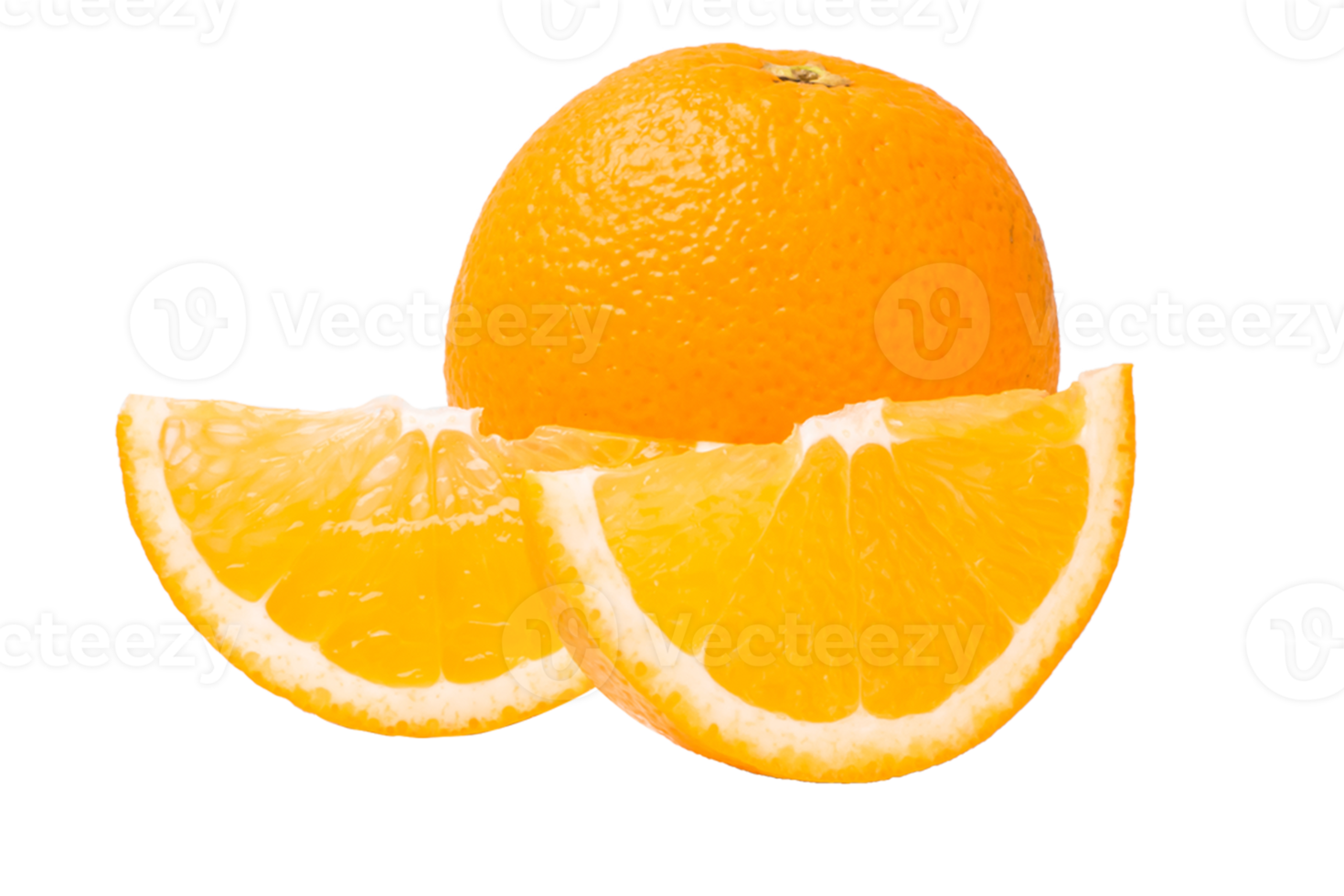 Orange fruit on white background png