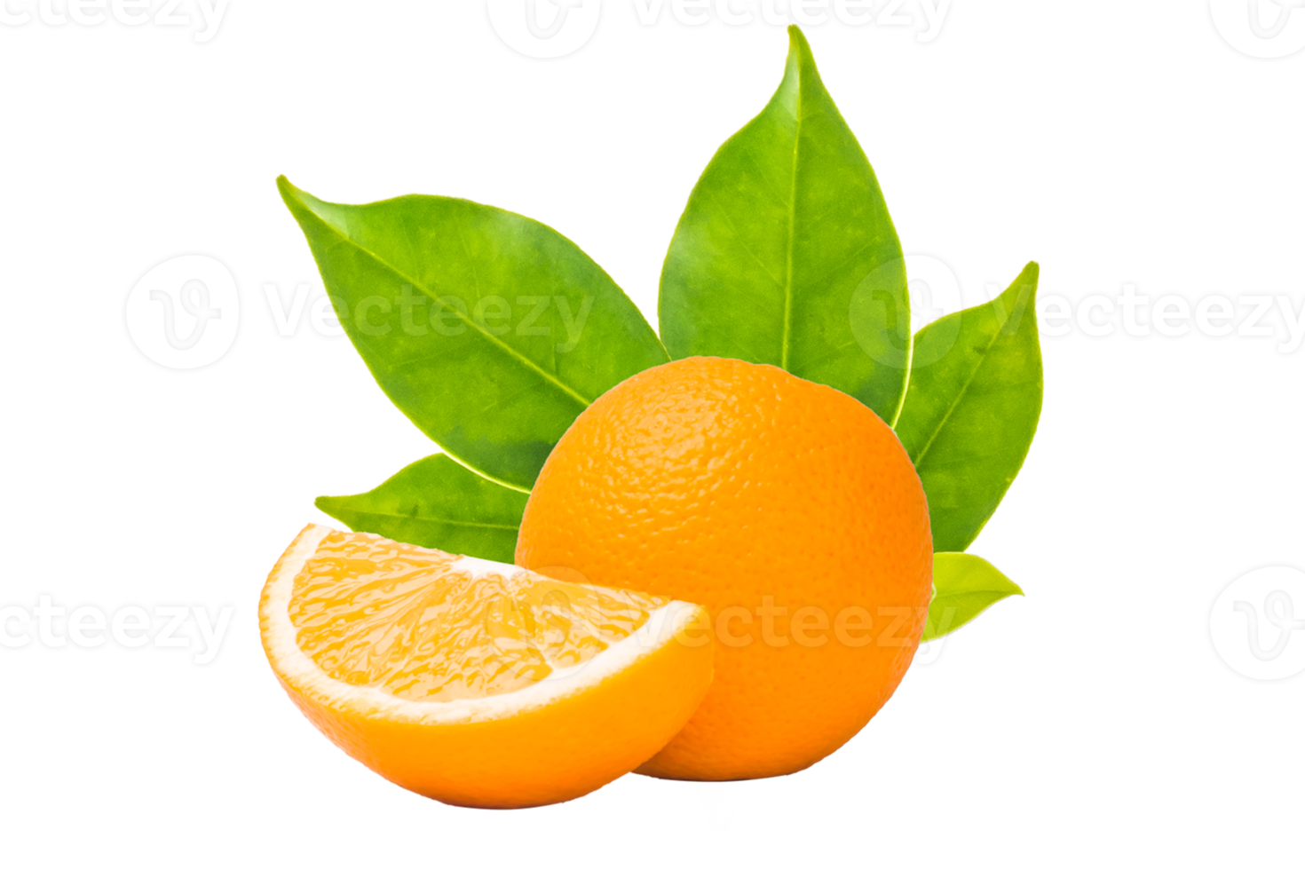 Orange fruit on white background png