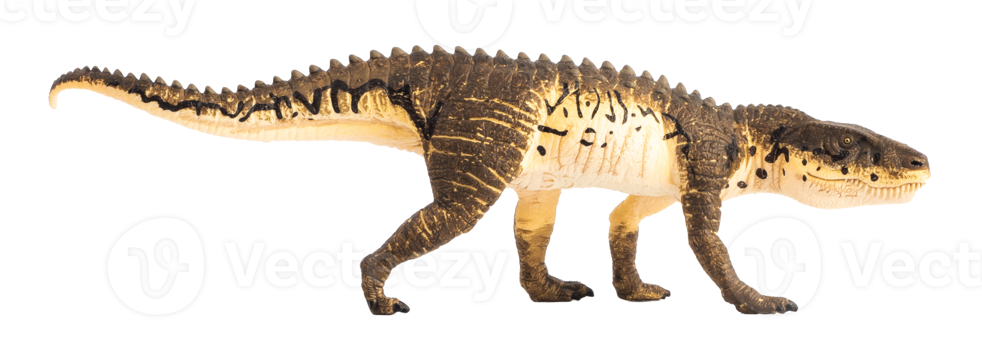 dinossauro postosuchus no traçado de recorte de fundo branco png