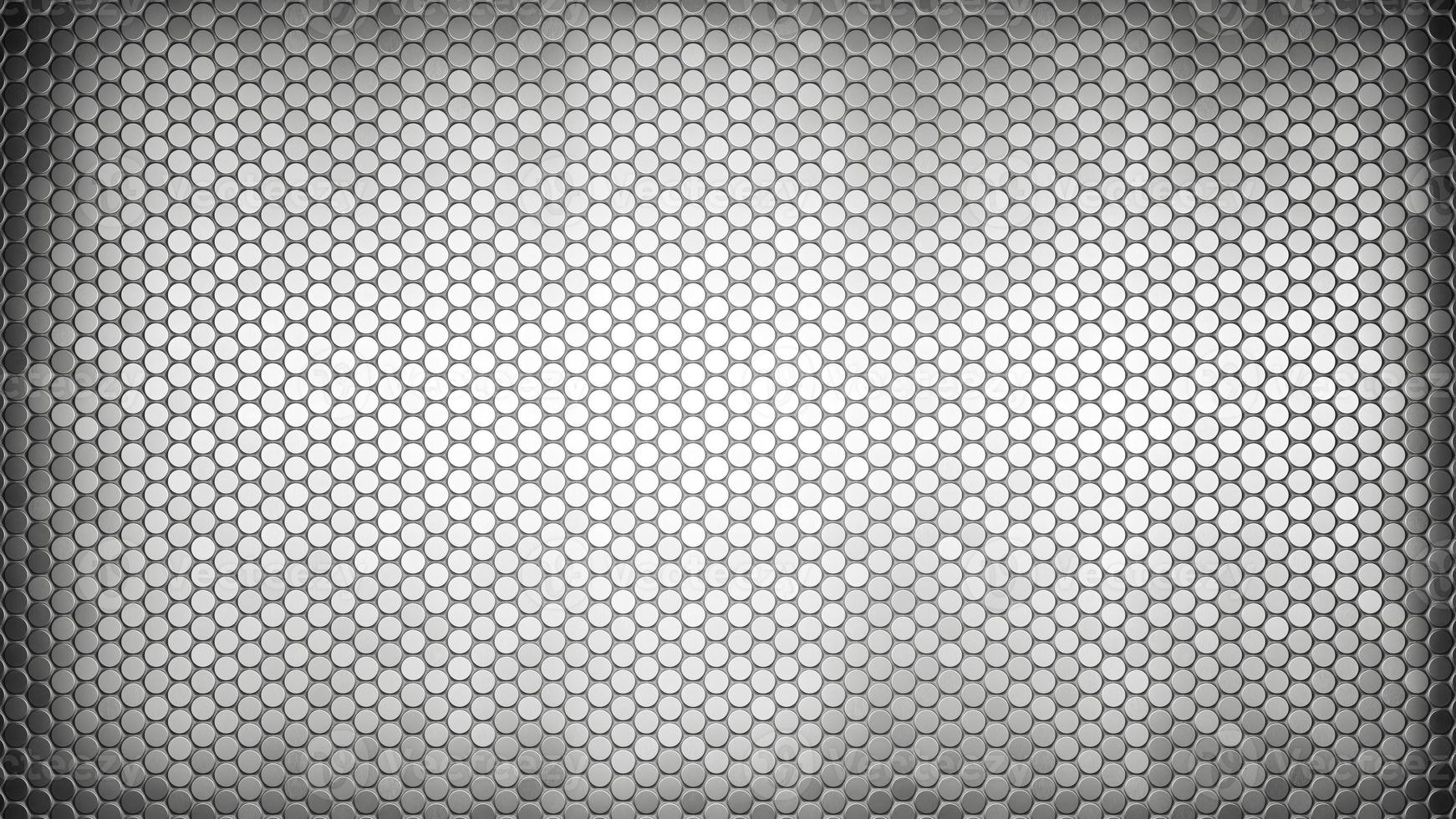 Futuristic and technological hexagonal background. 3d rendering photo