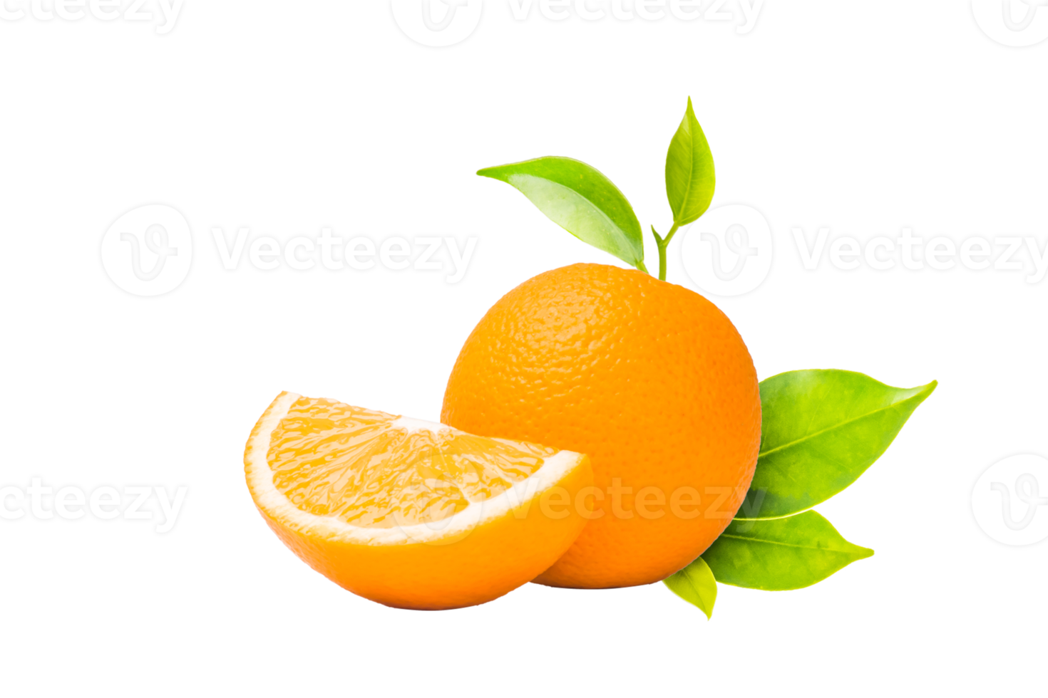 Orange fruit on white background png