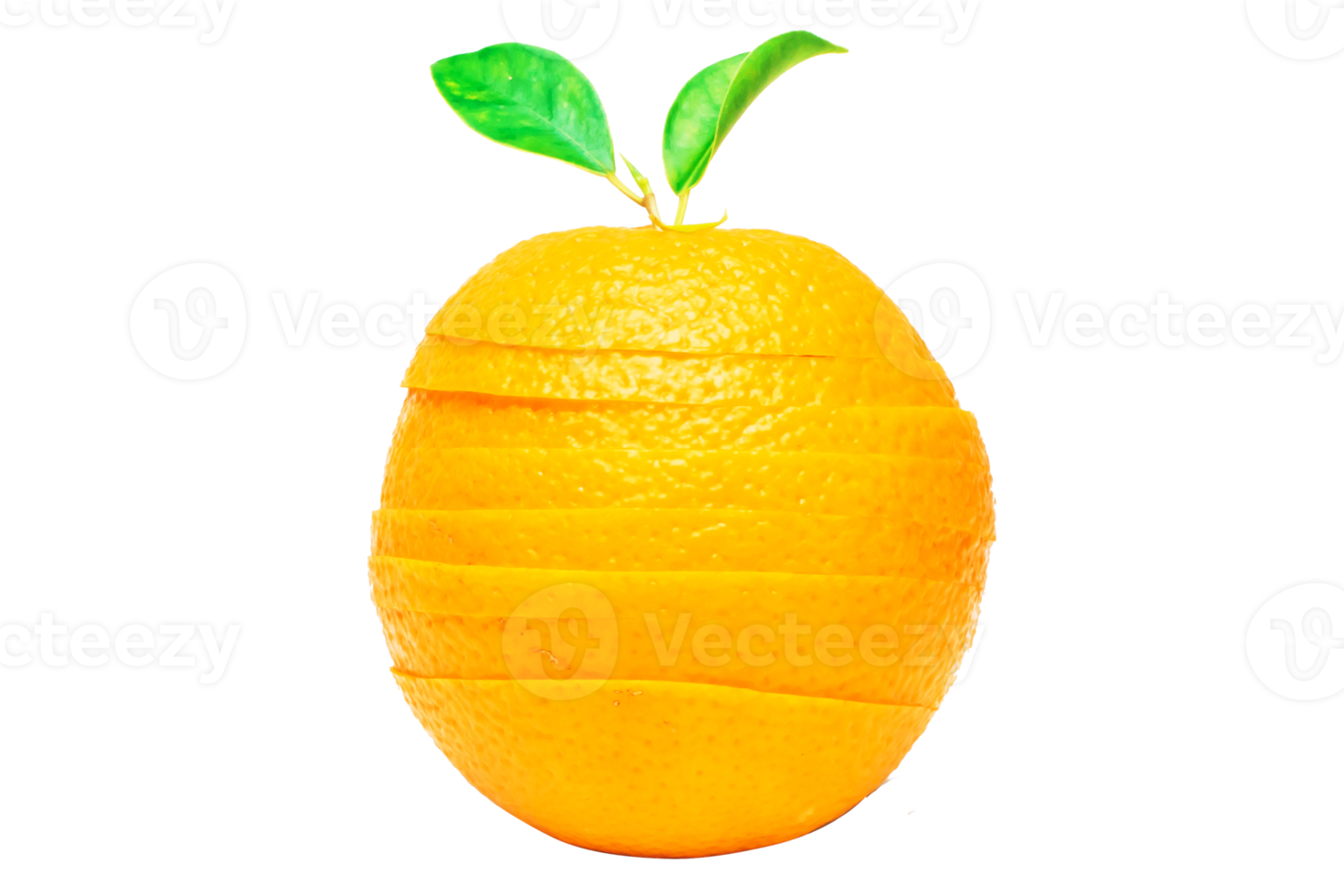 Orange fruit on white background png