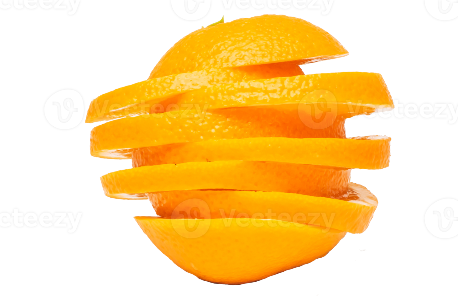 Orange fruit on white background png