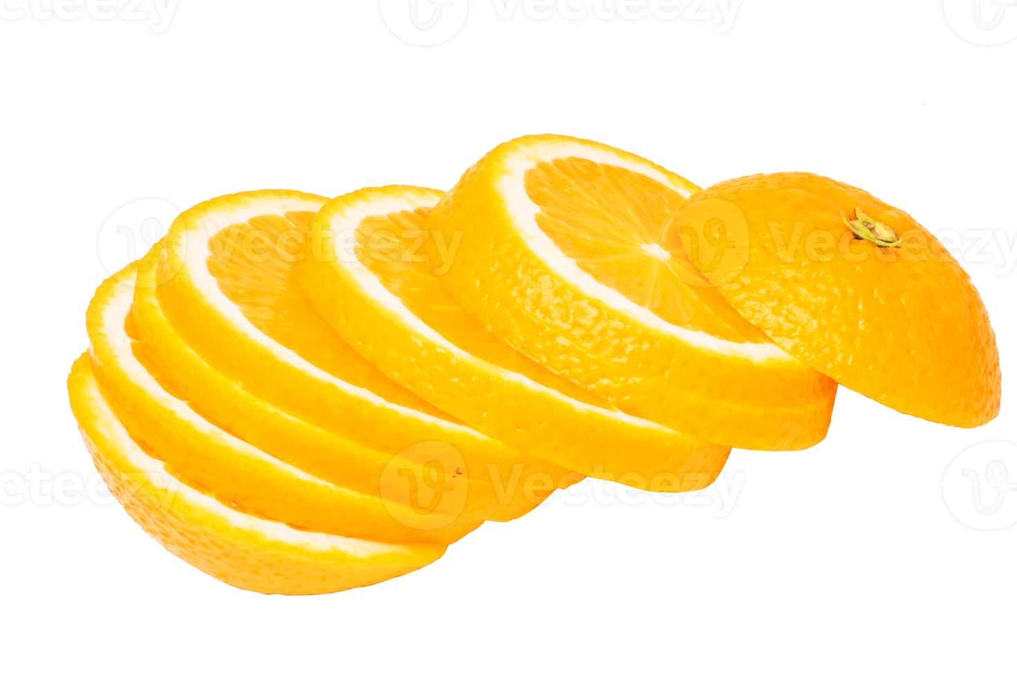 Orange fruit on white background png