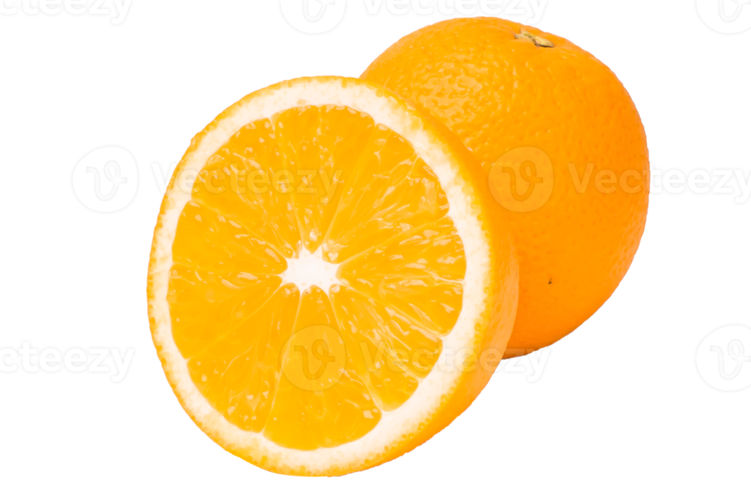 Orange fruit on white background png