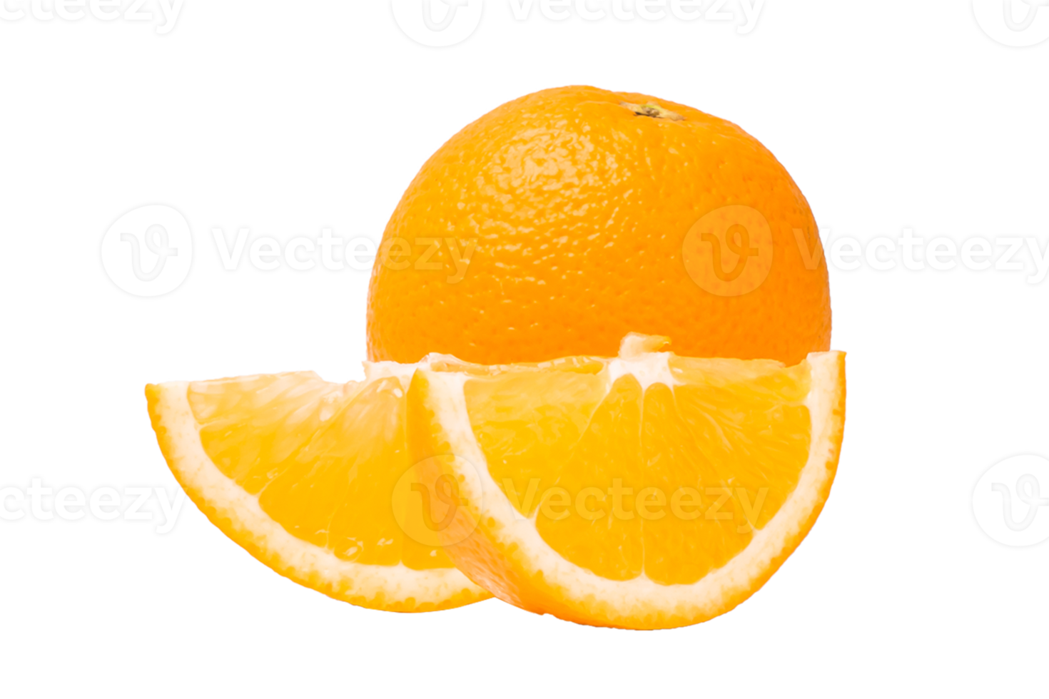 Orange fruit on white background png