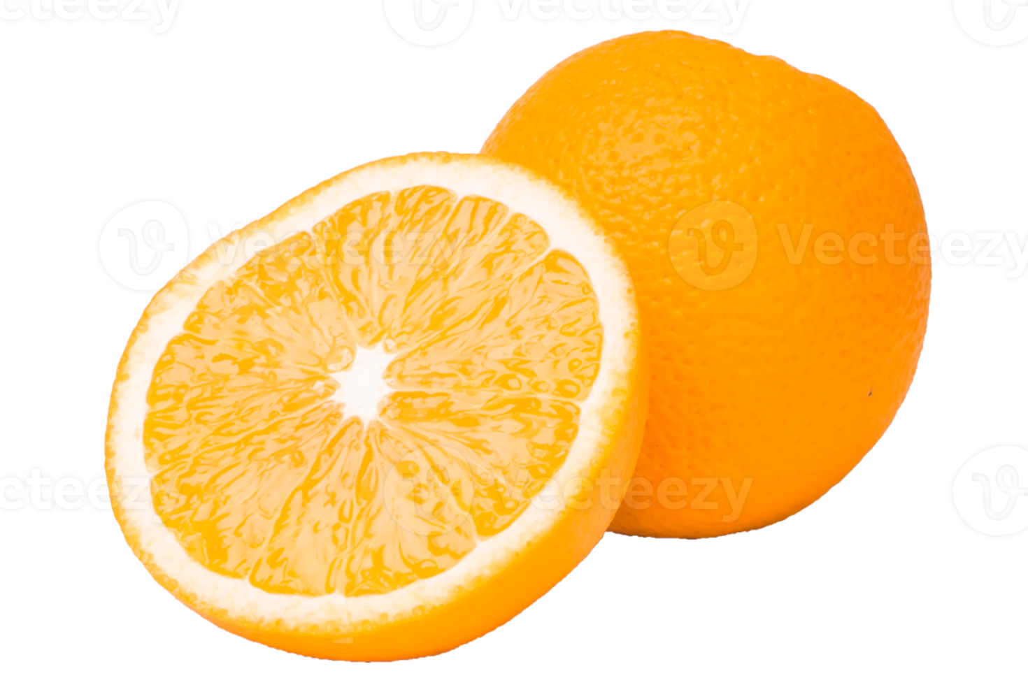 Orange fruit on white background png