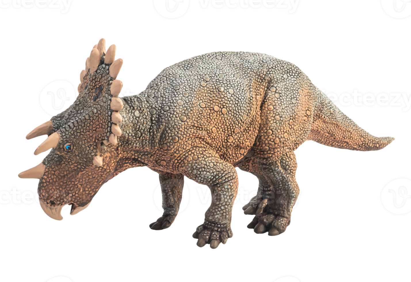 regaliceratops dinosauro su sfondo bianco. png