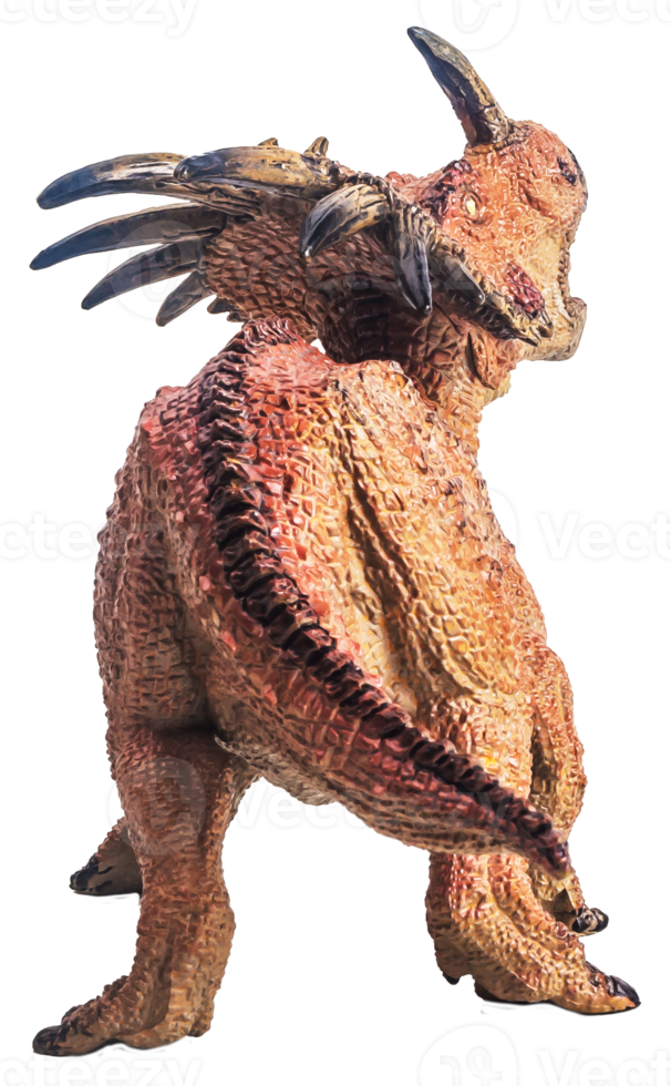 dinosaur , Styracosaurus on white background png