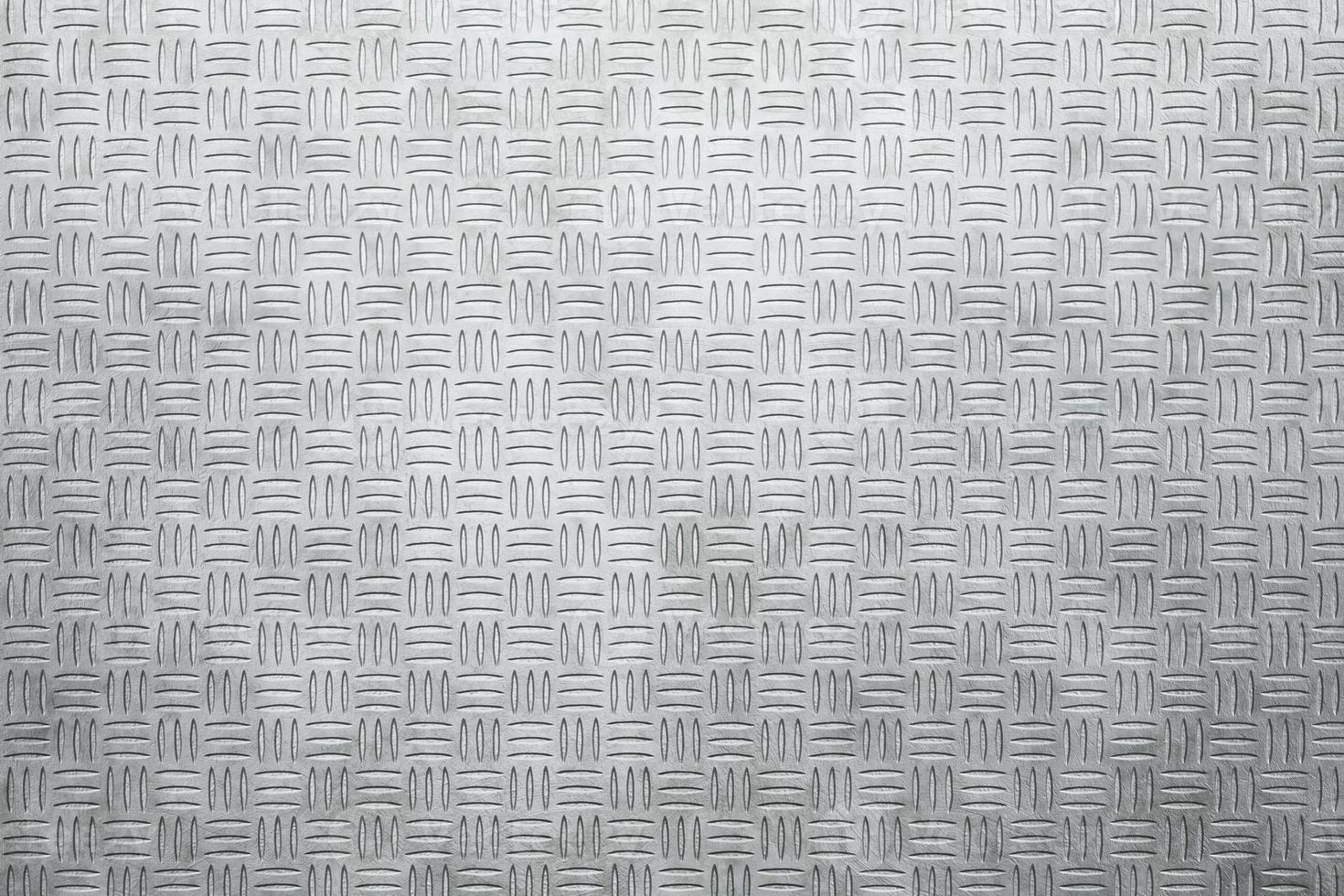 Diamond plate metal background. Brushed metallic texture. 3d rendering photo