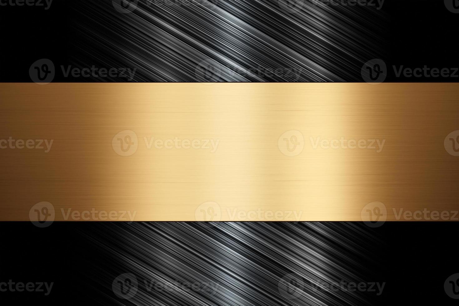 Gold metal background. Brushed metallic texture. 3d rendering photo