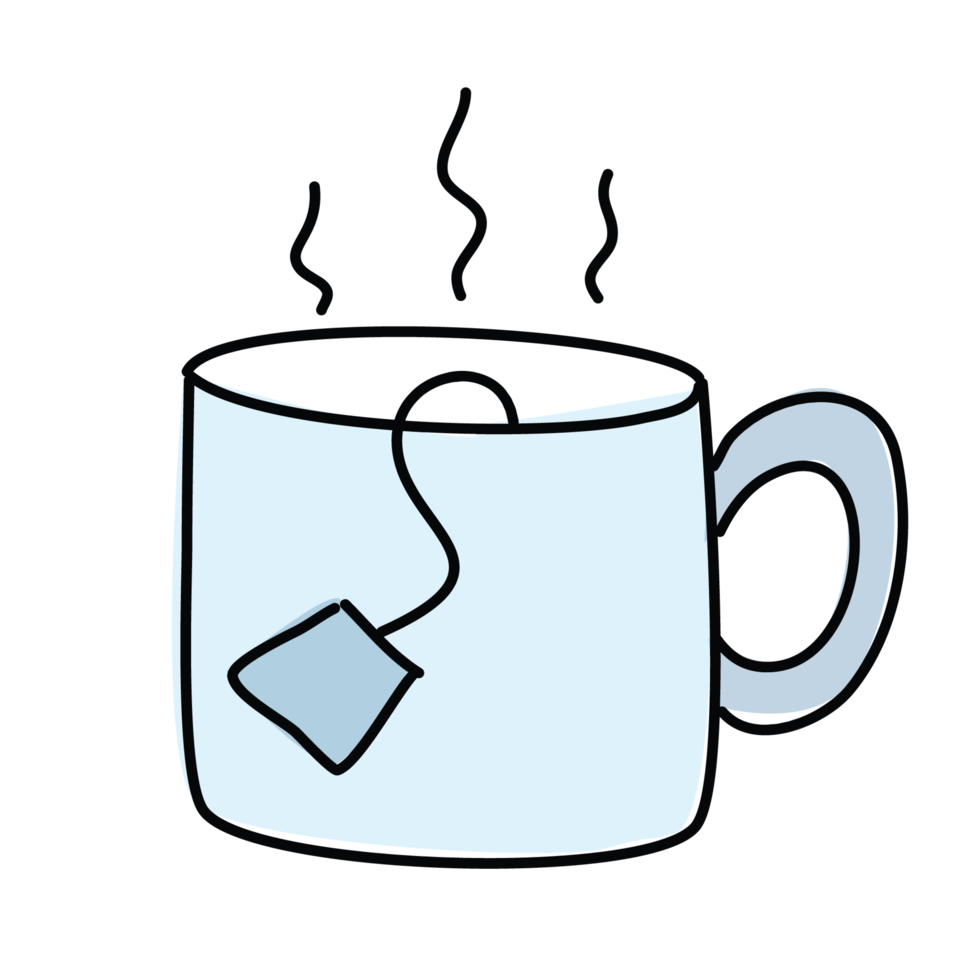 tazza da caffè anime simpatico personaggio cartone animato modello emozione illustrazione clipart disegno kawaii manga design idea art png