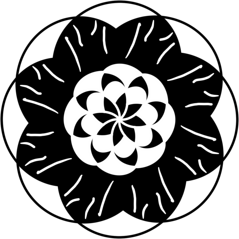 mandala flower element png