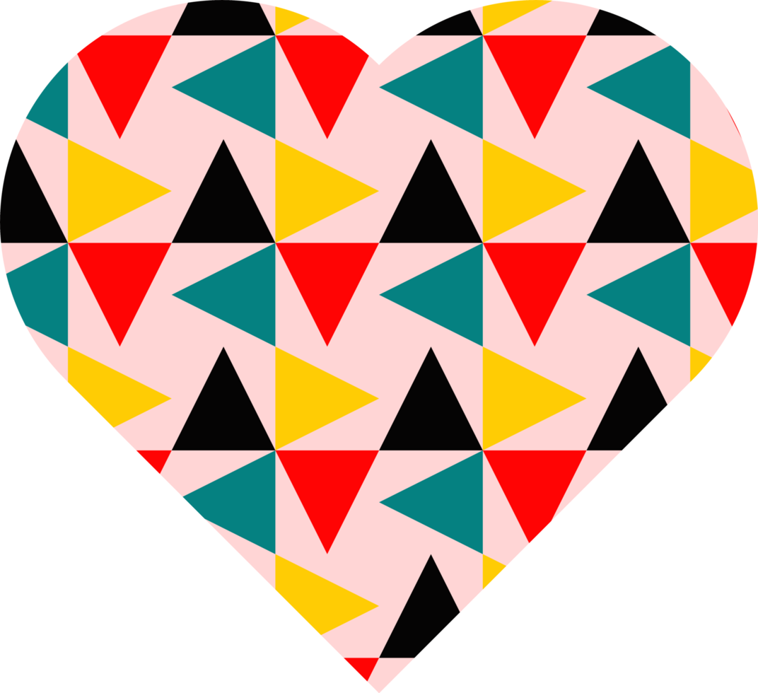 diseño del corazón del elemento png