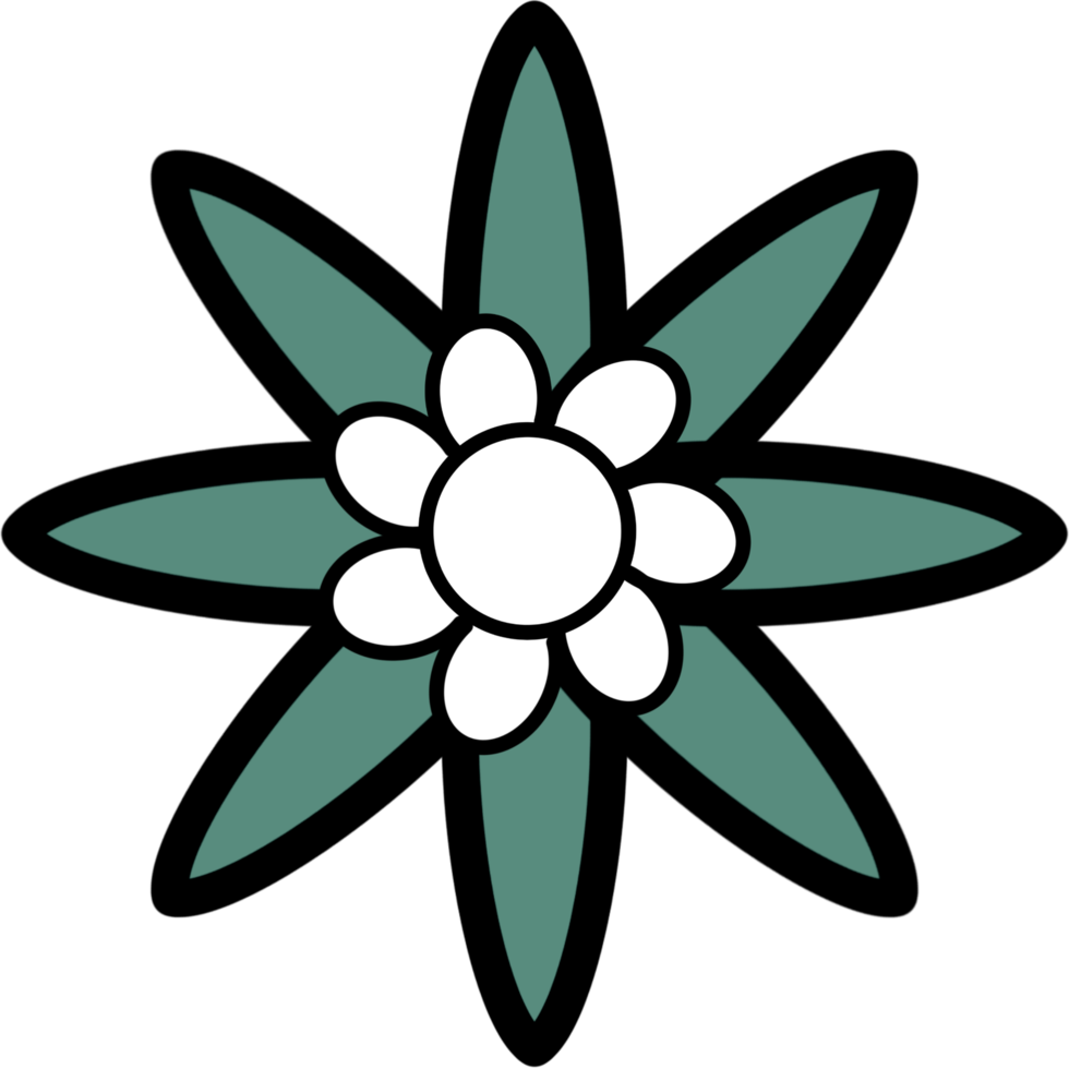 ícone de forma de flor png