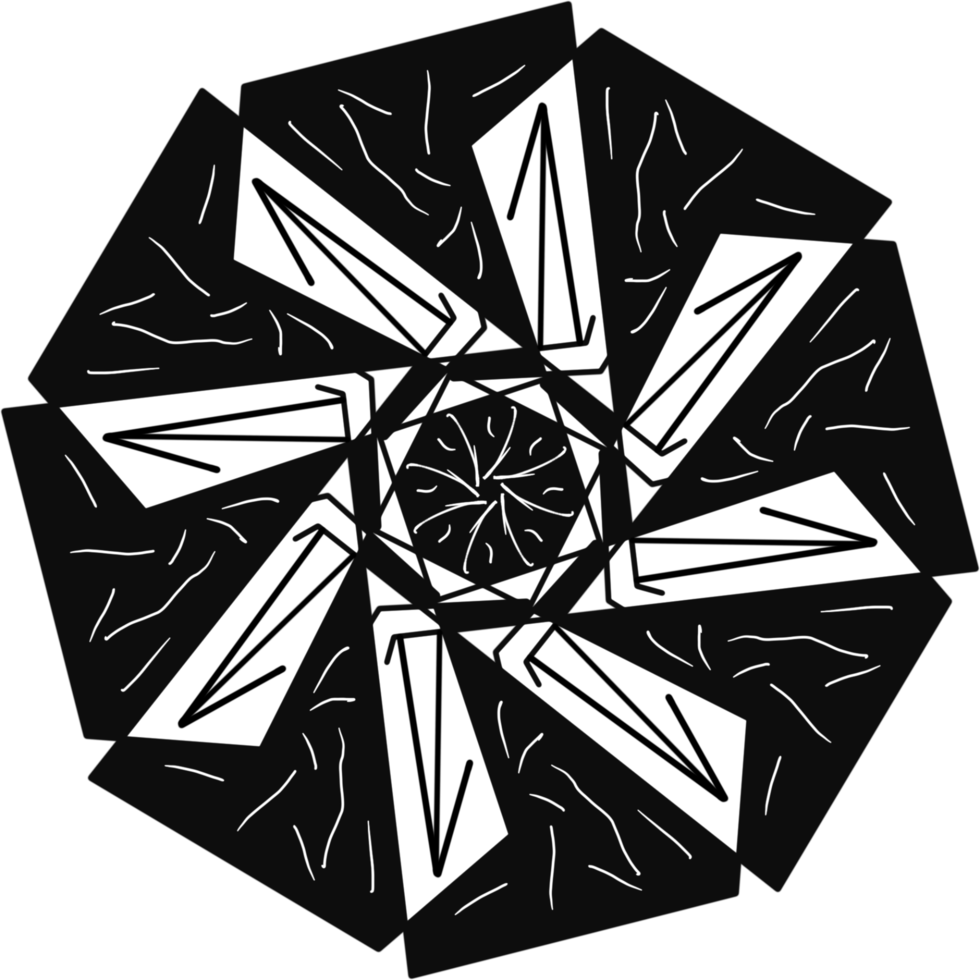 mandala bloem element png