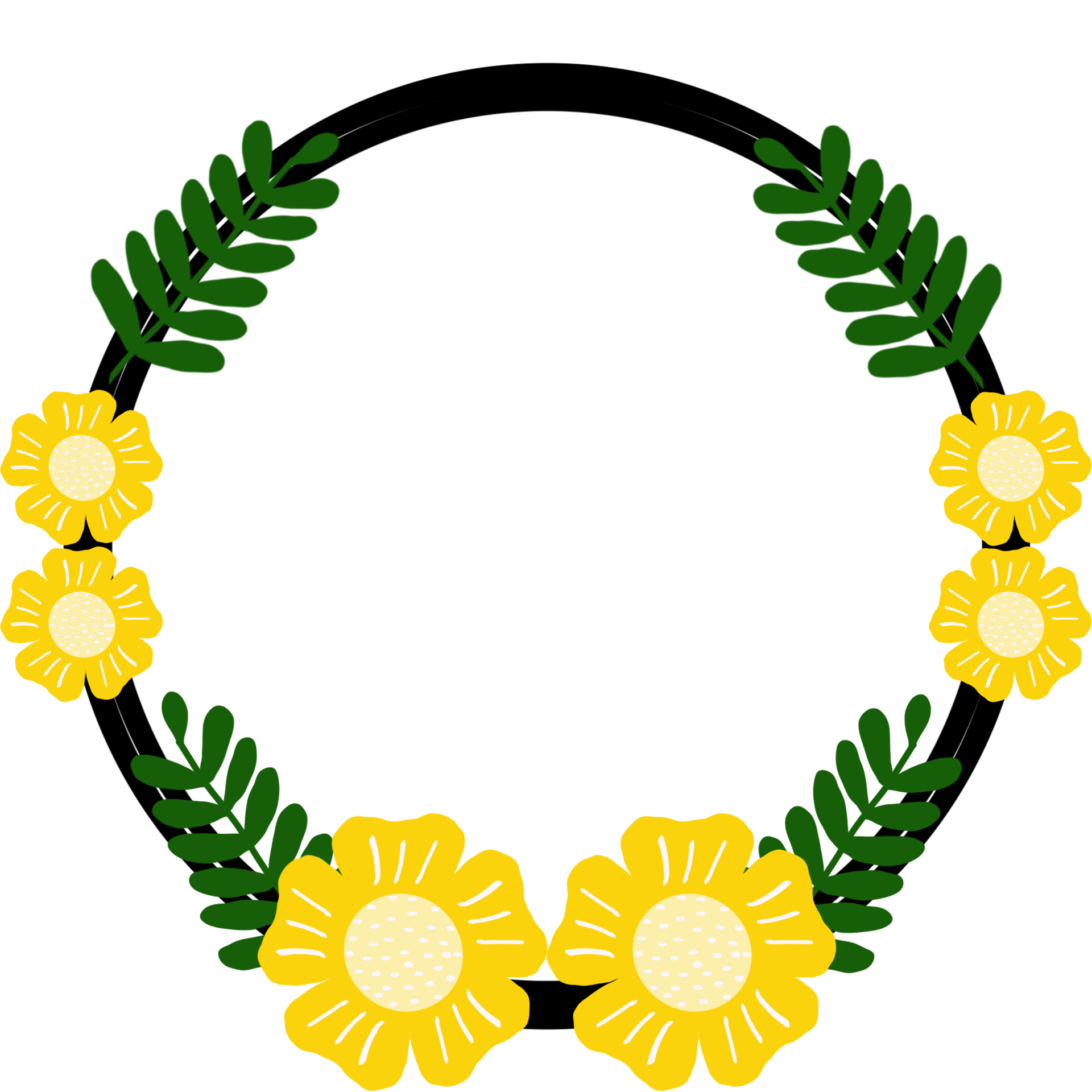 Transparent Daisy Flower Crown