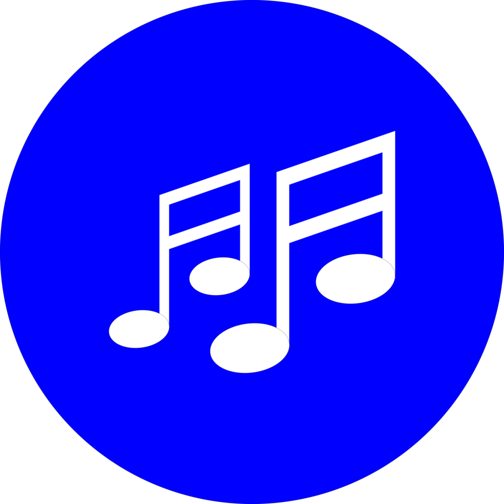 ícone de notas musicais png