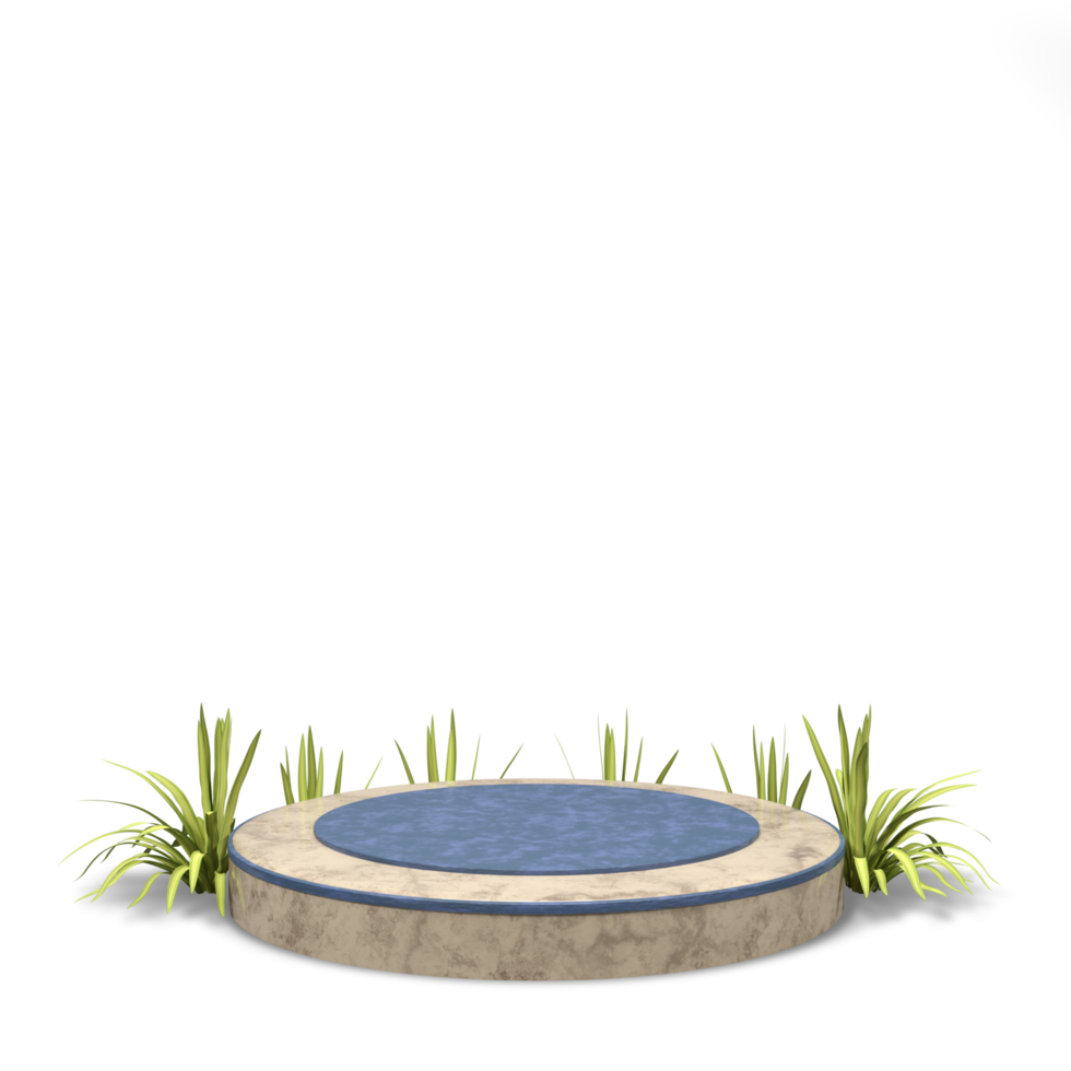 elegant 3d render podium for elegant design png