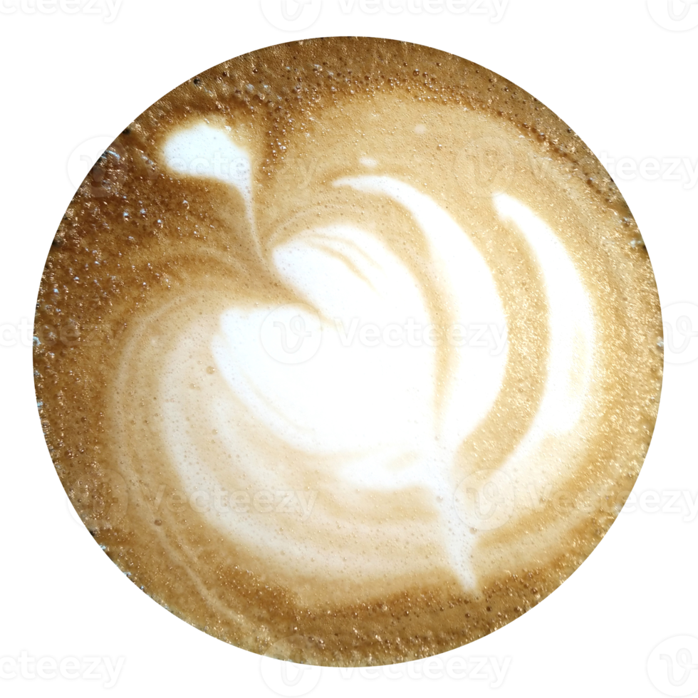 top van koffie latte. png