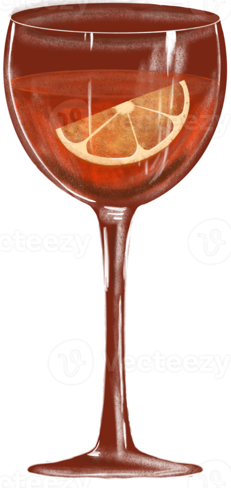 refrescante suco de laranja desenhado à mão png