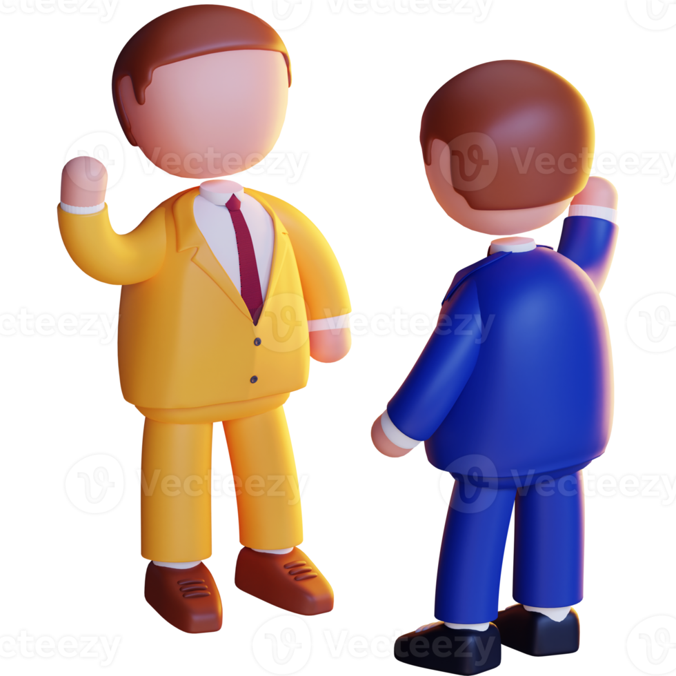 3d businessman character png