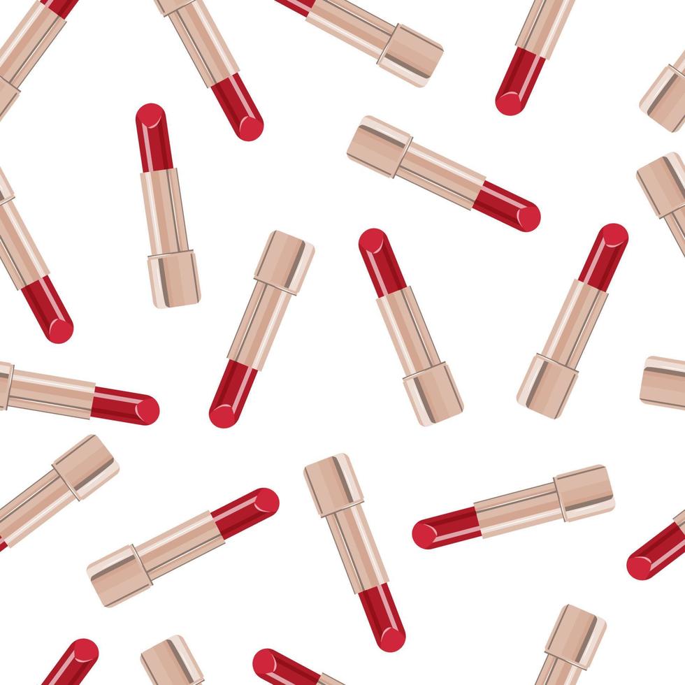 Red Lipstick pattern vector