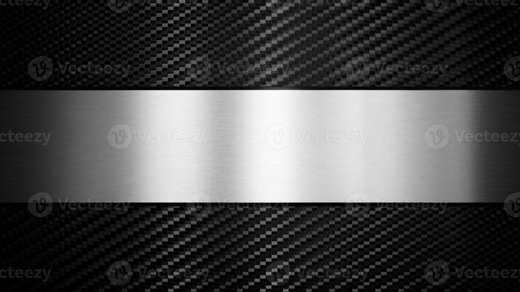 Futuristic carbon fiber background pattern. 3d rendering photo